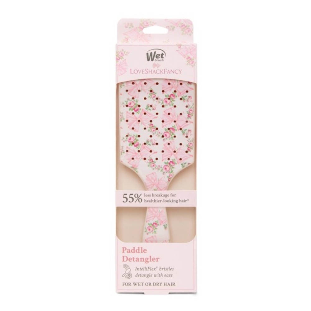 LoveShackFancy Pink Paddle Detangler